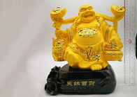 Чашка трофея поли смолы изготовленная на заказ, золото покрыла смеясь ремесла Будды религиозные