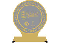 Округлая форма трофеев награды заливки формы изготовленная на заказ для экономических деятельностей
