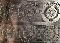 Трофей округлой формы выполненный на заказ, поднятая монетка значка армии металла логотипа