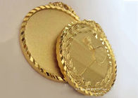Покрытый золотом бросая сплав цинка медалей спорт металла изготовленный на заказ для спички бадминтона
