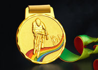 Медали и ленты спорт металла гонок цикла изготовленные на заказ 110 граммов для чемпионата
