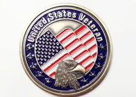 Военный изготовленный на заказ стиль ветерана Соединенных Штатов медалей спорт с символом орла