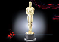 Материал сплава цинка трофея чашки металла награды Оскара с черным кристаллическим основанием