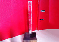 Ясная кристаллическая чашка трофея К9 с деревянными основанием и логотипом &amp; словами Сандбластинг
