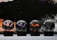 Ремесла украшения формы шарика кристаллические конструированные с деревом 4 сезонов