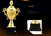 Тип покрытый золотом пластиковая чашка трофея, изготовленный на заказ трофей чашки спорт логотипа