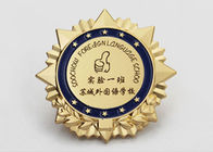 Тип таможня значка выгравировал цинк медалей/материал сплава олова для военной службы