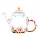 украшения стеклянного чайника эмали цвета 450ml домашние производят современный стиль