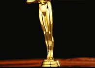 Награда положения металла придает форму чашки тип трофеев деревянный низкопробный для принятого логотипа Оскара изготовленного на заказ