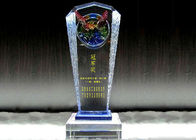 Подгонянные верхним сегментом награды трофея кристаллического стекла с покрашенным орлом поливы