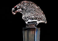 Специализированный дизайн головы орла трофея кристаллического стекла для работника дела