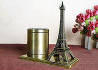 Покрытая модель здания мира известная, бак щетки дизайна Эйфелевой башни Франции металла