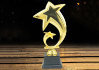 Чашка трофея изготовленного на заказ логотипа пластиковая с размерами дизайна 3 звезды опционными