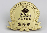 Корпоративными медали промежуточных продавцов выгравированные сувенирами награждают логотип таможни толщины 3-5мм