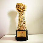 Награды штата Кулака Трофея Компании polyresin подарка сувенира золотые
