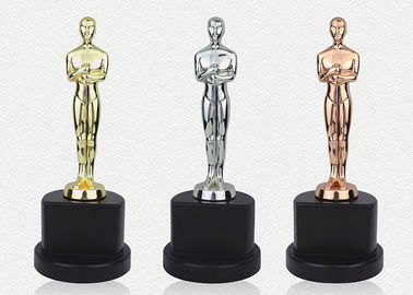 Материал сплава цинка трофея чашки металла награды Оскара с черным кристаллическим основанием